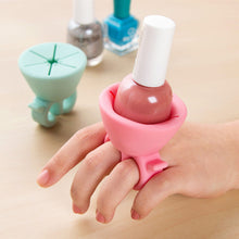 Load image into Gallery viewer, Silicone Nail Polish Bottle Holder