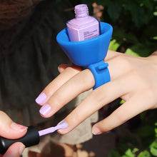 Load image into Gallery viewer, Silicone Nail Polish Bottle Holder