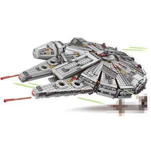 Force Awakens Star Set Wars Series Compatible LegoINGLYS 79211 Millennium Falcon Figures Model Building Blocks Toys For Children