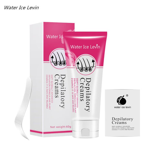 Water Ice Levin Painless Depilatory Cream Legs Depilation Cream Hair Removal Armpit Hair Remove Cream For Women&Men Wax Bean