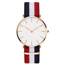 Load image into Gallery viewer, Drop Shipping Watches For Men Women Ultra Slim Quartz Watch with Simple Nylon Band Relogio Masculino Wristwatches Free Shipping