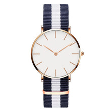 Load image into Gallery viewer, Drop Shipping Watches For Men Women Ultra Slim Quartz Watch with Simple Nylon Band Relogio Masculino Wristwatches Free Shipping