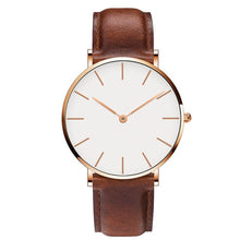 Load image into Gallery viewer, Drop Shipping Watches For Men Women Ultra Slim Quartz Watch with Simple Nylon Band Relogio Masculino Wristwatches Free Shipping