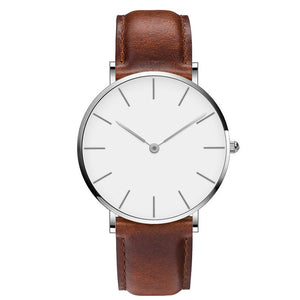 Drop Shipping Watches For Men Women Ultra Slim Quartz Watch with Simple Nylon Band Relogio Masculino Wristwatches Free Shipping