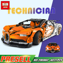 Load image into Gallery viewer, Lepin 20086 Technic Toys Blue Racing Car Set Building Blocks Bricks Kids Toys Gift